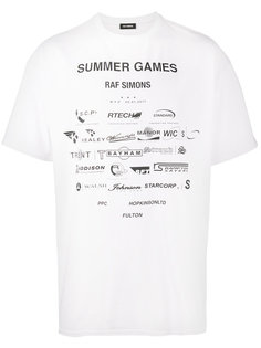 футболка с принтом Raf Simons