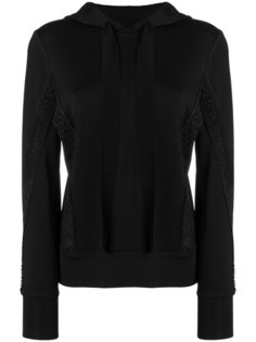 lace panel hoodie Ganni