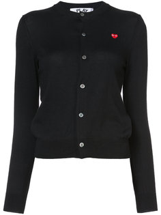 heart patch cardigan Comme Des Garçons Play