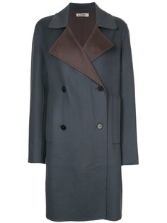 двубортное пальто  Jil Sander
