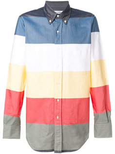 Classic Long sleeve shirt In Multi-Colored Stripe Oxford Thom Browne