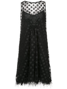 feathered hem dress Dorothee Schumacher