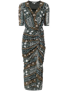 patterned wrap dress Veronica Beard