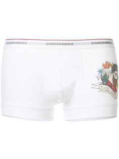 трусы с логотипом на поясе Dsquared2
