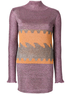 трикотажное платье с люрексом  Missoni
