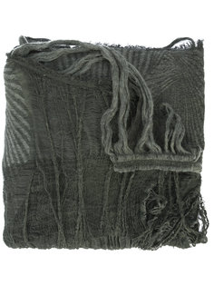 textured fringed scarf Forme Dexpression