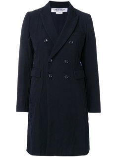 двубортное пальто с заостренными лацканами  Comme Des Garçons Comme Des Garçons