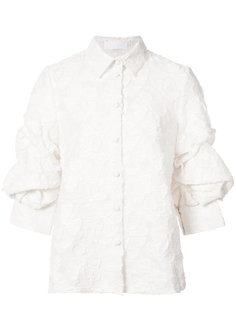 ruched sleeve shirt Co