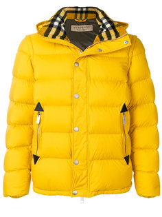 пуховая куртка со съемными рукавами Burberry