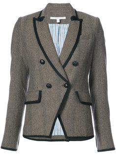 tweed fitted blazer Veronica Beard