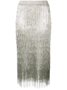 fringed pencil skirt Rachel Zoe
