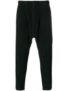 брюки с полосатым узором Homme Plissé Issey Miyake