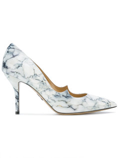 marble print pumps  Paul Andrew