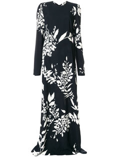 open back maxi dress Rochas