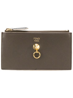 ring detail card holder Fendi