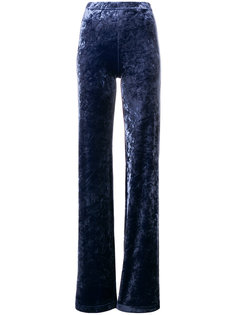 velvet flare trousers Plein Sud