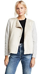 BB Dakota Glenna Bonded Faux Suede Jacket