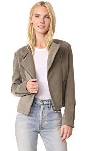 James Jeans Cropped Motorcycle Jacket