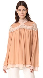 Jonathan Simkhai Babydoll Blouse