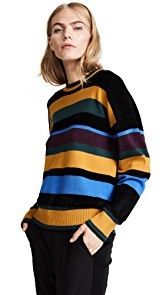 Grey Jason Wu Striped Sweater