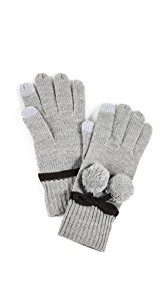 Kate Spade New York Bow Pom Gloves