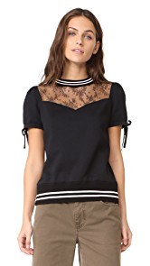 No. 21 Lace Trim Top