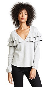 Only Hearts Ruffle Sweatshirt
