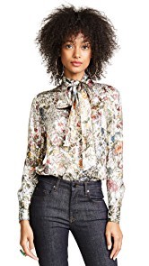 Tory Burch Vanessa Bow Blouse