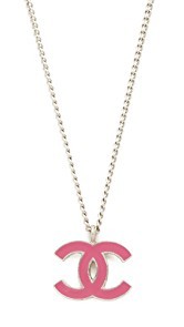 What Goes Around Comes Around Chanel Enamel CC Necklace (Previously Owned)