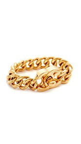 What Goes Around Comes Around Large Chanel Turn Lock Bracelet (Previously Owned)