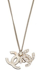 What Goes Around Comes Around Chanel Double CC Necklace (Previously Owned)