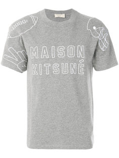 logo print T-shirt Maison Kitsuné
