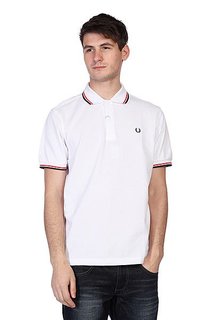 Поло Fred Perry Twin Tipped Fred Perry Shirt White
