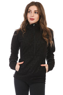 Толстовка классическая женская Roxy Cascade True Blackgana Embo