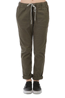 Штаны прямые женские Roxy Dudepant Dusty Olive