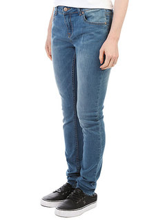 Джинсы узкие женские Roxy Suntrippersc Light Blue