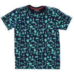 Футболка детская Quiksilver Alloverssteeboy K Medieval Blue