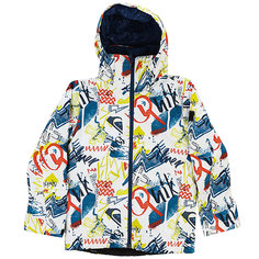 Куртка утепленная детская Quiksilver Mission Pr Yo J B Snjt White Youth Thunderb