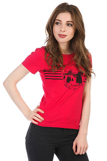 Футболка женская Roxy Taffycrabmounta Persian Red