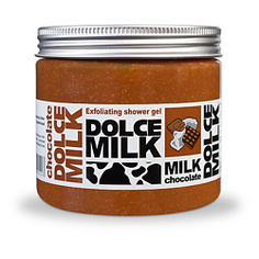 DOLCE MILK Гель-скраб для душа Молоко и Шоколад 400 мл