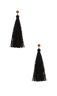 Tulum gemstone tassel earrings - gorjana