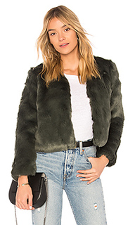 Пальто из искусственного меха zora - MAJORELLE