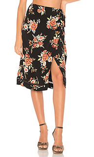 Flower wrap skirt - MINKPINK