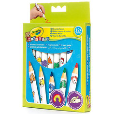 Набор толстых карандашей для малышей, 8 шт., Crayola