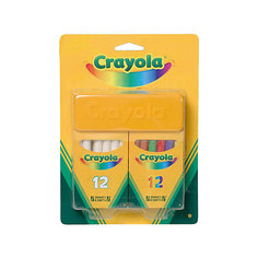 Набор белых и цветных мелков для асфальта, Crayola