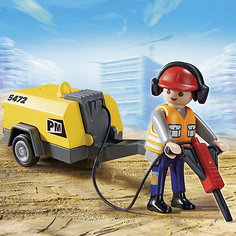 PLAYMOBIL 5472 Стройка: Строитель с отбойным молотком