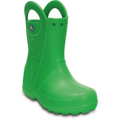 Резиновые сапоги Kids’ Handle It Rain Boot Crocs, зеленый