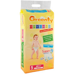 Подгузники-трусики Greenty 5, + 12 кг, 40 шт.