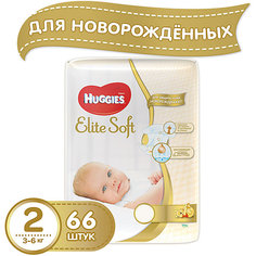Подгузники Huggies Elite Soft 2, 4-7кг, 66 шт.