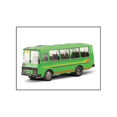 Машинка "ПАЗ-32053" вахтовый 1:43, Autotime